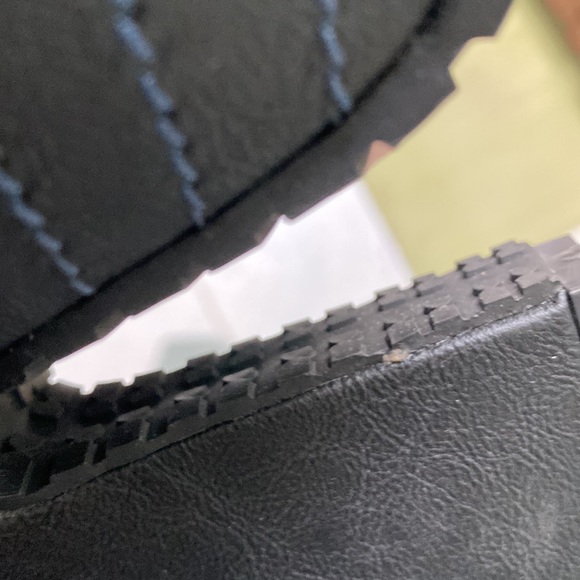 NEW MIchael Antonio Studio Lisandro black size 10 platform stiletto wedge heels - Picture 9 of 9